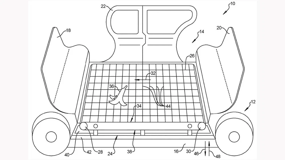 he-thong-san-tu-lam-sach Hệ thống sàn tự làm sạch của GM. Ảnh: GM