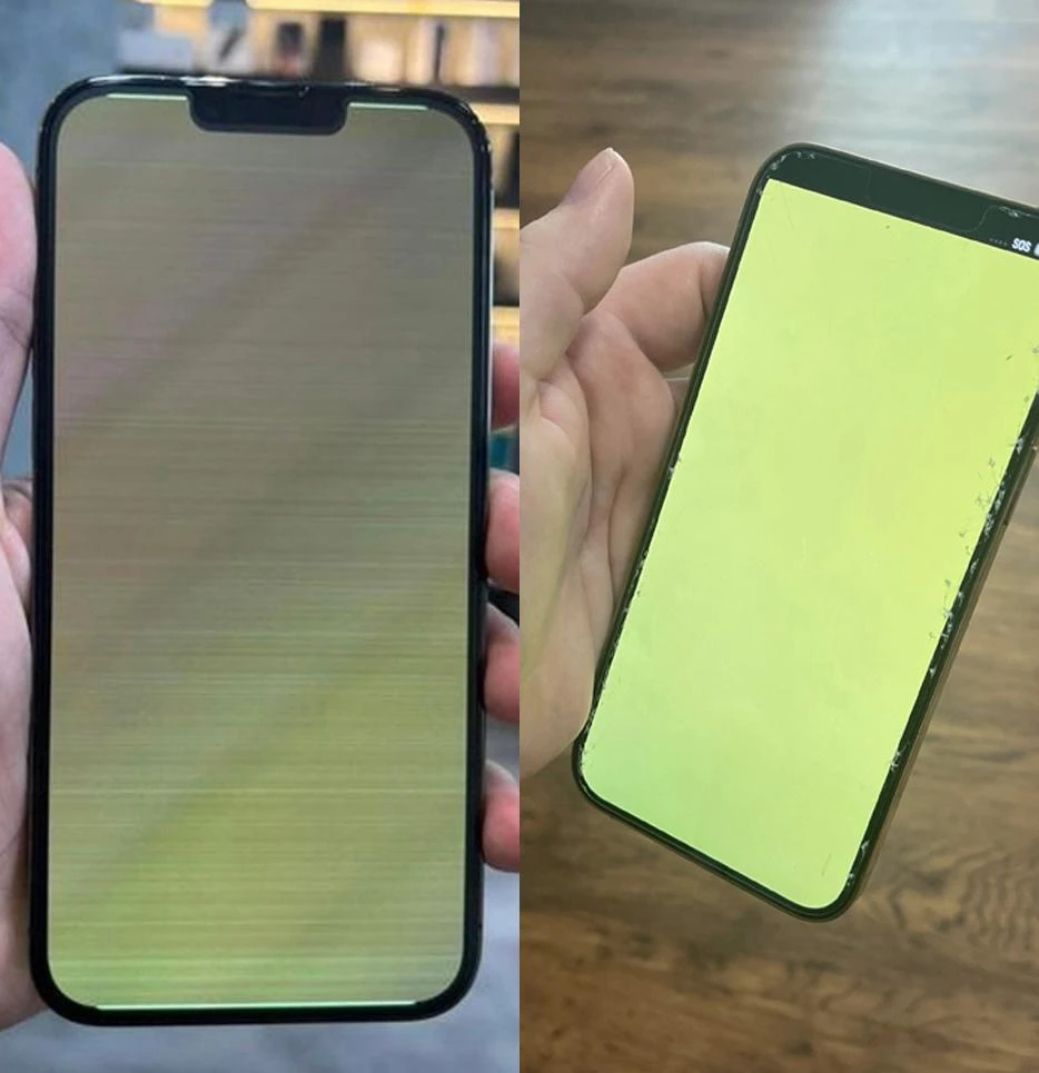 iPhone 13 Pro Max bị lỗi ám màn hình sau khi cập nhật iOS 15.6. Ảnh: Reddit