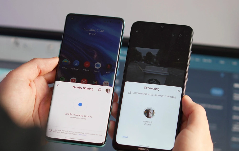 nearby-share Cách chia sẻ dữ liệu bằng Nearby share. Ảnh: 9to5google