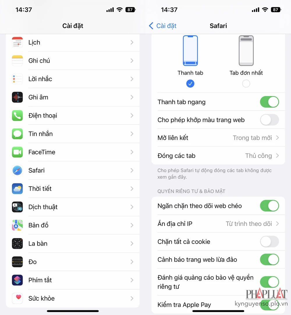 chan-theo-doi-tren-safari