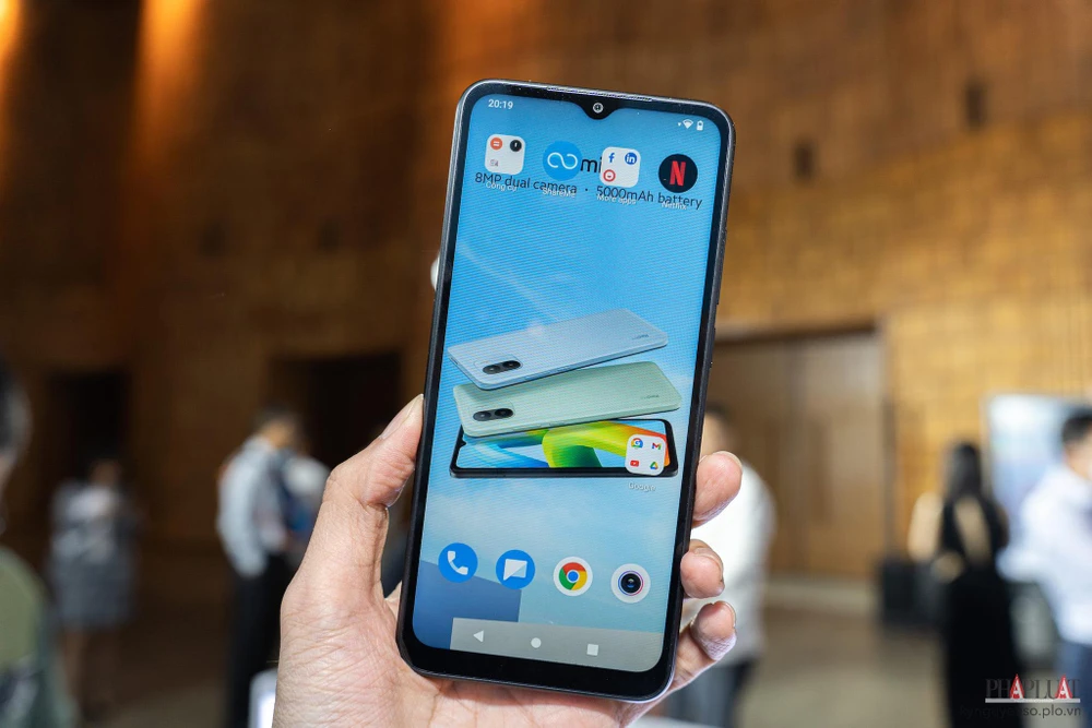 Smartphone Redmi A1 dành cho người dùng phổ thông. Ảnh: TIỂU MINH
