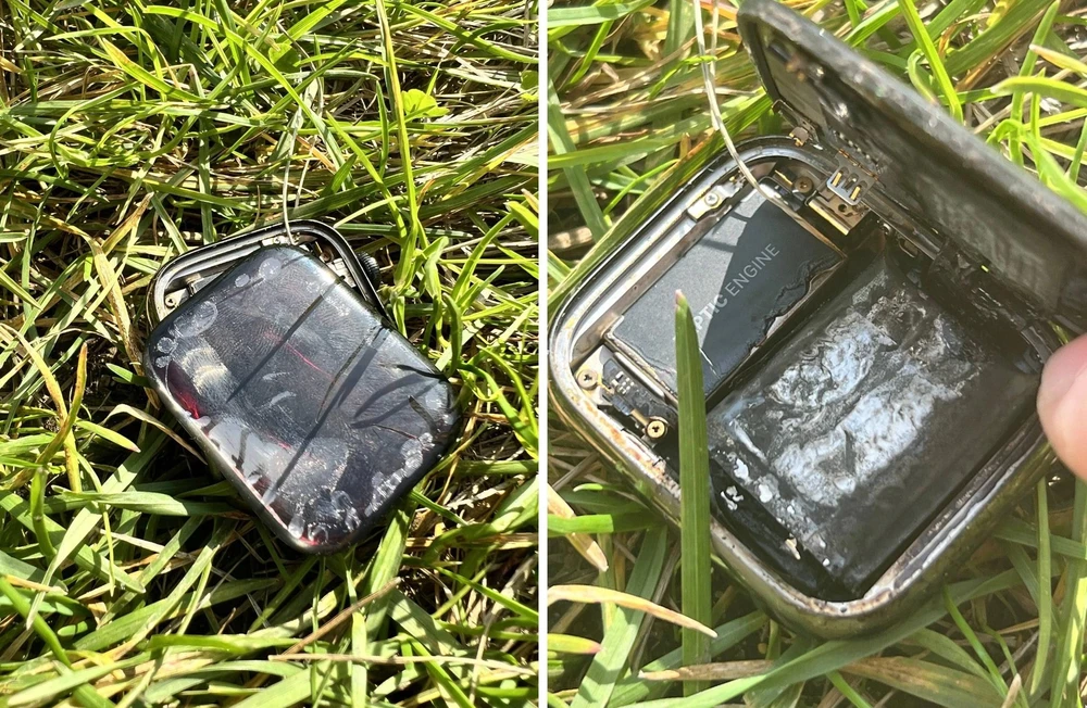 Apple quá nhiệt, bốc khói và phát nổ. Ảnh: Chance Miller