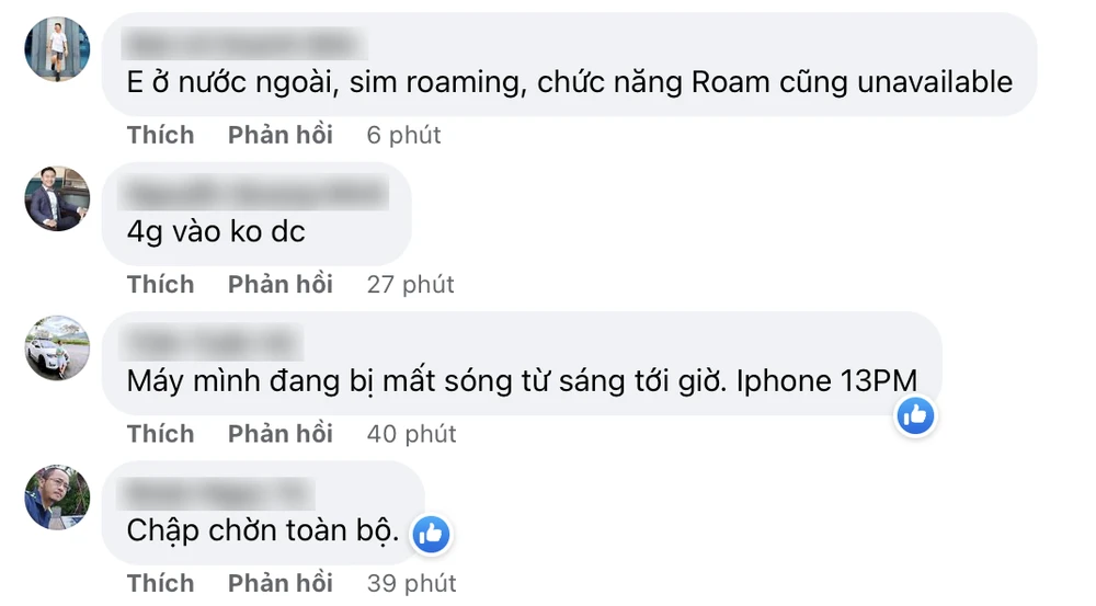 Người dùng than phiền về việc MobiFone bị mất sóng. Ảnh: TIỂU MINH