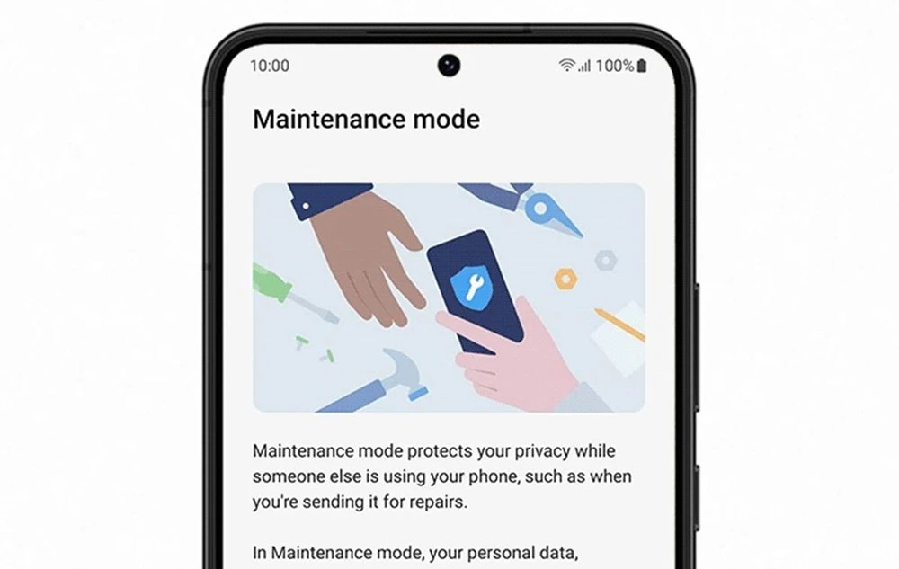 samsung-Maintenance-mode Samsung giới thiệu Maintenance mode (chế độ bảo trì). Ảnh: Samsung