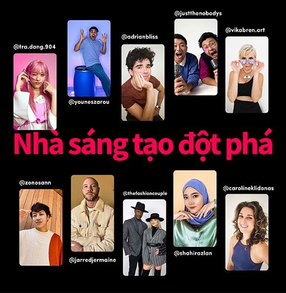 nhà sáng tạo nội dung tiktok đột phá