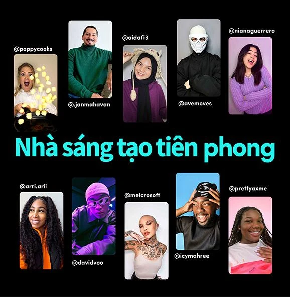 nhà sáng tạo nội dung tiktok tiên phong