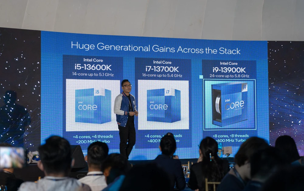 Người dùng dễ dàng ép xung hệ thống chỉ với một cú nhấp chuột. Ảnh: TIỂU MINH