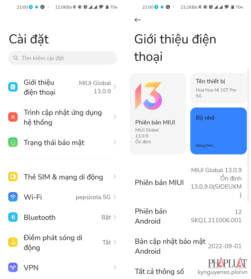 Cập nhật smartphone lên phiên bản mới nhất. Ảnh: MINH HOÀNG