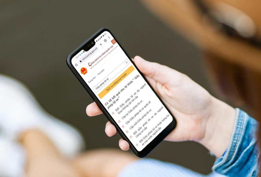 cách đổi giấy phép lái xe qua mạng mức độ 4