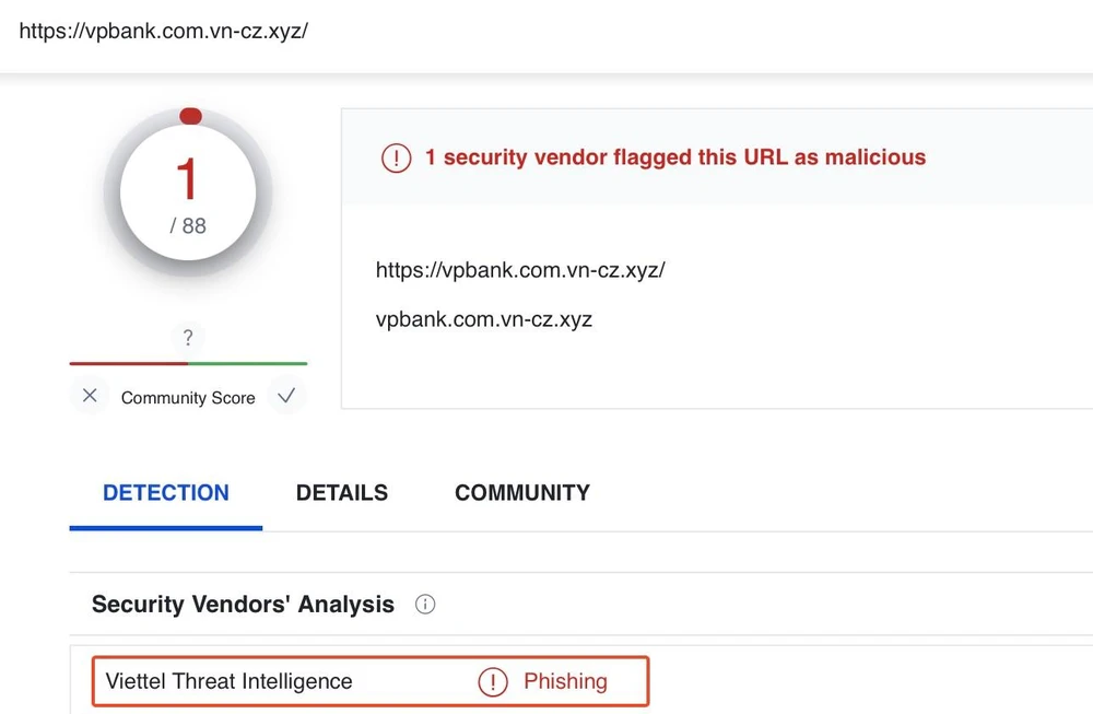 kiem-tra-do-an-toan-cua-website-truoc-khi-nhap-vao Kiểm tra độ an toàn của trang web trước khi truy cập. Ảnh: MINH HOÀNG