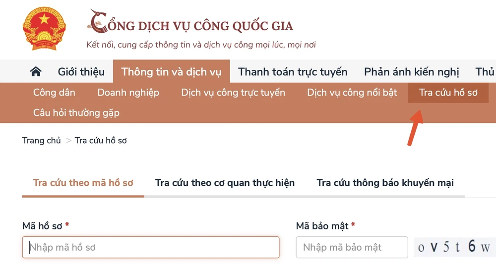cach-tra-cuu-tien-do-xu-ly-ho-so-cccd Tra cứu tiến độ xử lý hồ sơ làm căn cước công dân. Ảnh: MINH HOÀNG