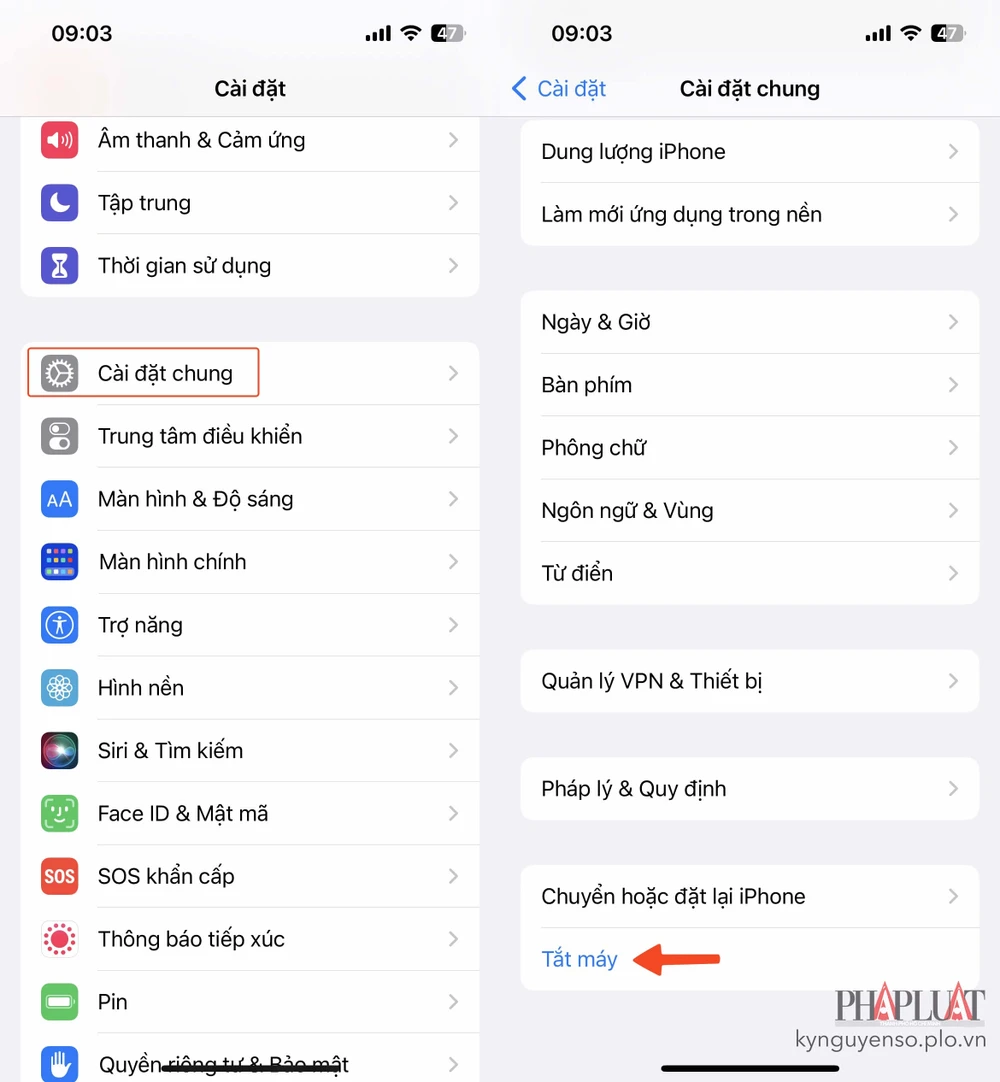 khoi-dong-lai-iphone Khởi động lại iPhone để khắc phục các vấn đề không rõ nguyên nhân. Ảnh: MINH HOÀNG