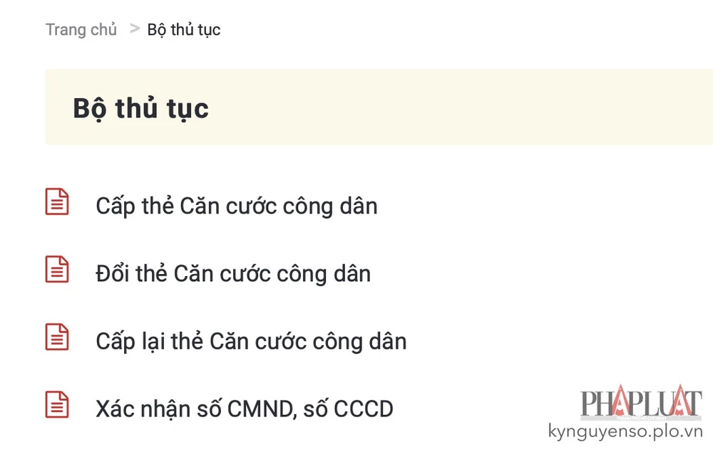 Nếu đang sử dụng chứng minh nhân dân, khi chuyển hộ khẩu bạn cần đổi sang căn cước công dân gắn chip. Ảnh: MINH HOÀNG
