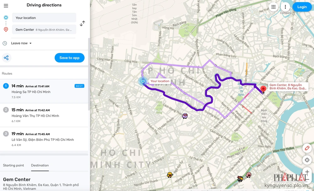 Ứng dụng Waze sắp tới sẽ cảnh báo nếu bạn sắp lái xe trên một con đường từng xảy ra nhiều vụ tai nạn. Ảnh: TIỂU MINH