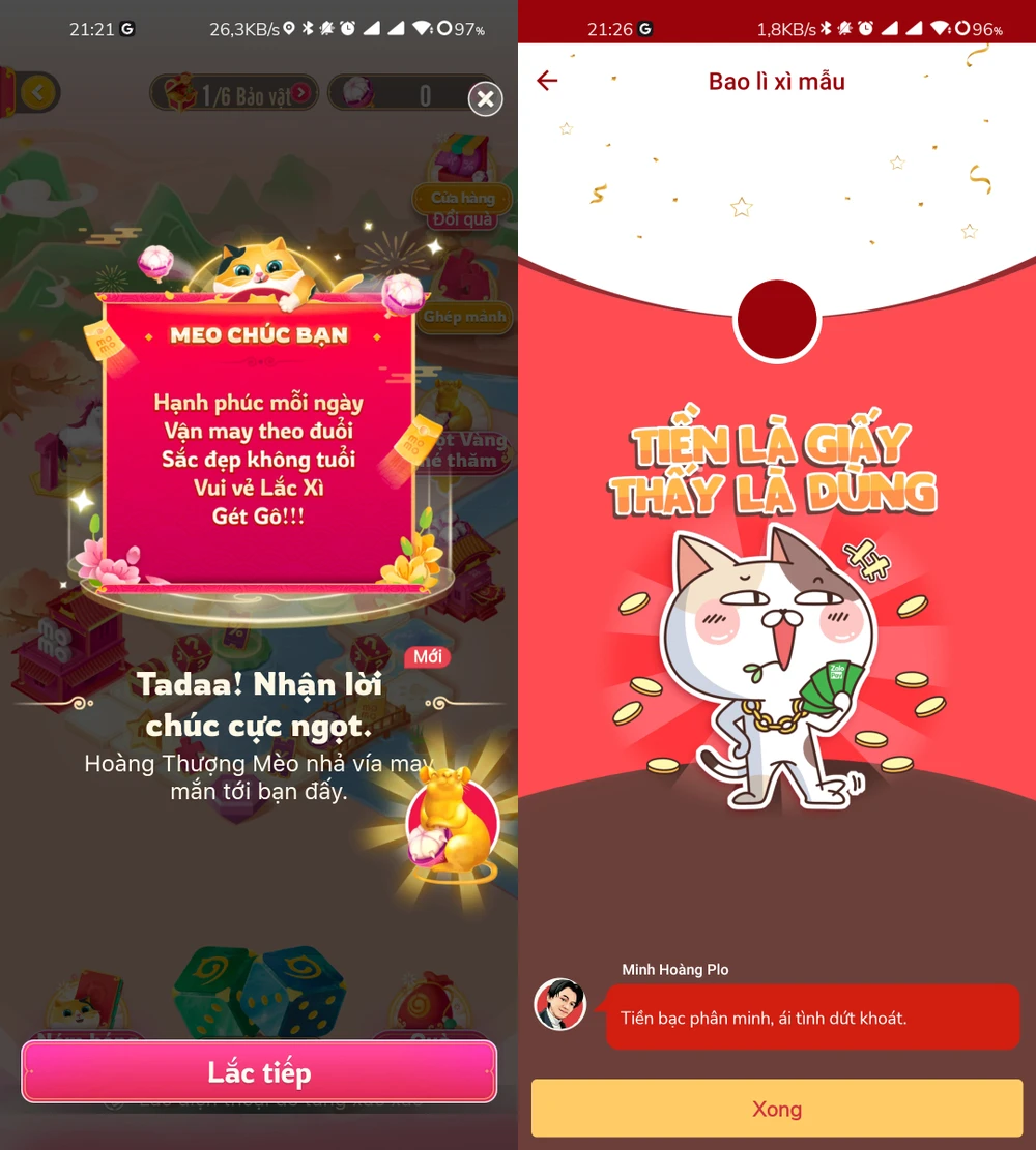 li-xi-online Lì xì online đang dần trở thành xu hướng. Ảnh: TIỂU MINH