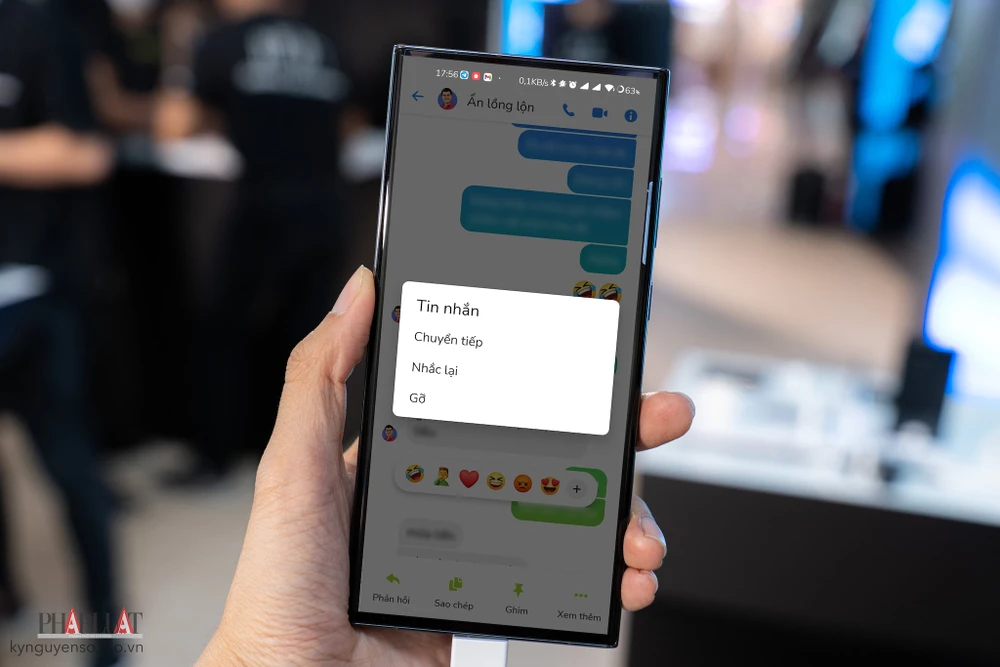 Messenger bị lỗi không thể thu hồi tin nhắn. Ảnh: MINH HOÀNG