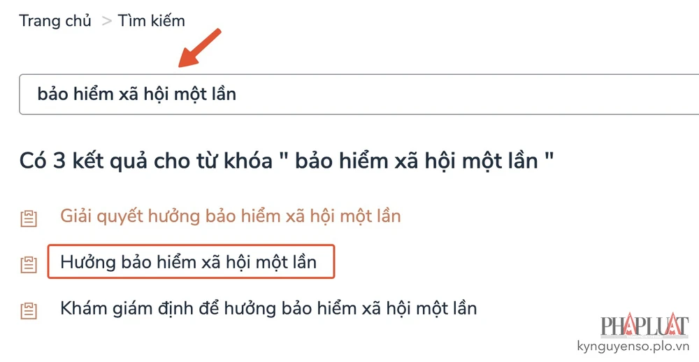 chon-huong-bao-hiem-xa-hoi-mot-lan Chọn dịch vụ Hưởng bảo hiểm xã hội một lần. Ảnh: MINH HOÀNG