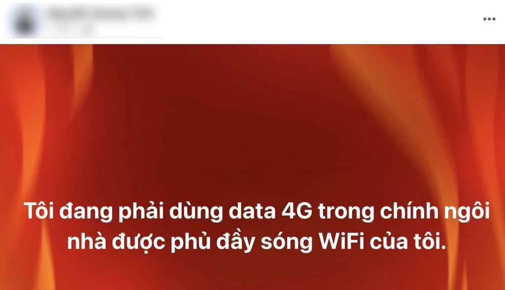 đứt cáp khiến tốc độ wifi bị chậm