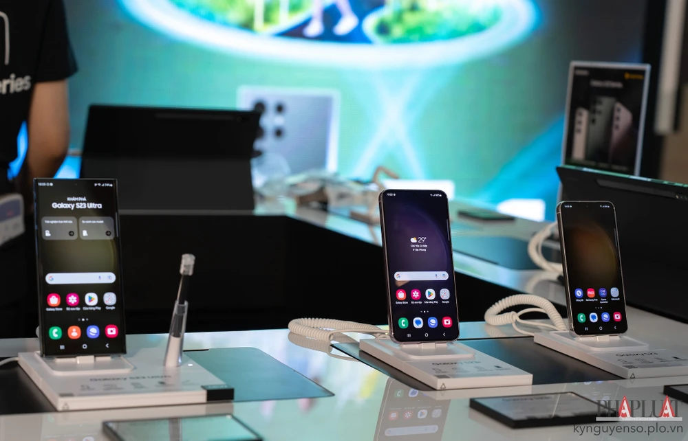Samsung S23 series được ra mắt vào đầu tháng 2-2023. Ảnh: TIỂU MINH