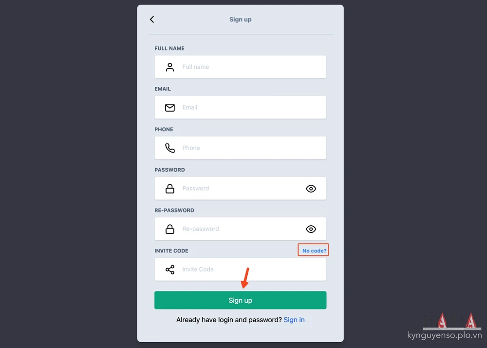 Đăng ký tài khoản VoiceGPT. Ảnh: MINH HOÀNG