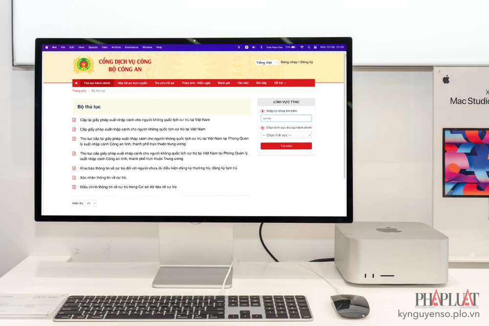 Cách làm giấy xác nhận thông tin cư trú online năm 2023. Ảnh: TIỂU MINH