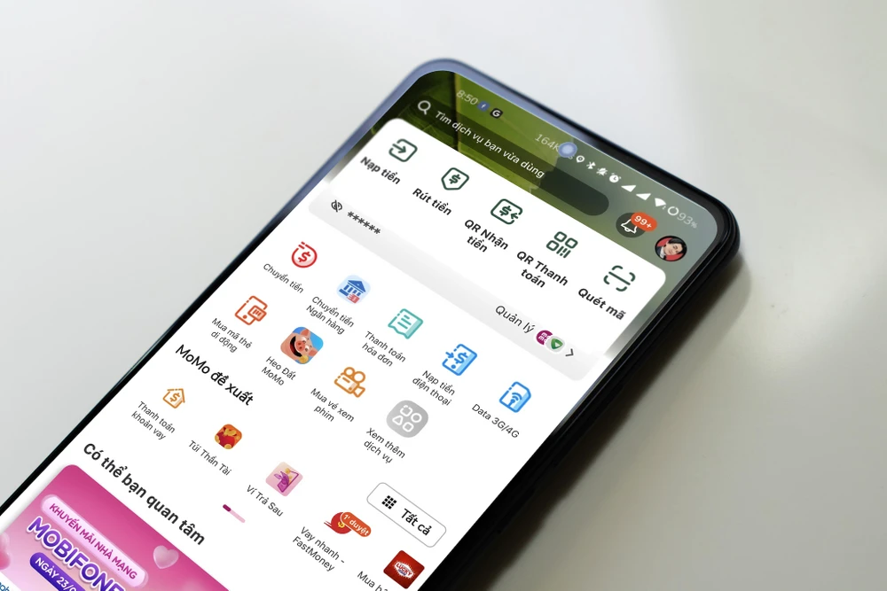 MoMo là ứng dụng fintech phổ biến nhất trên mạng xã hội. Ảnh: TIỂU MINH