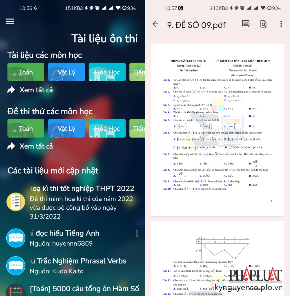 cach-thi-thu-tot-nghiep-thpt-2023 Tài liệu và đề thi thử tốt nghiệp THPT 2023. Ảnh: MINH HOÀNG