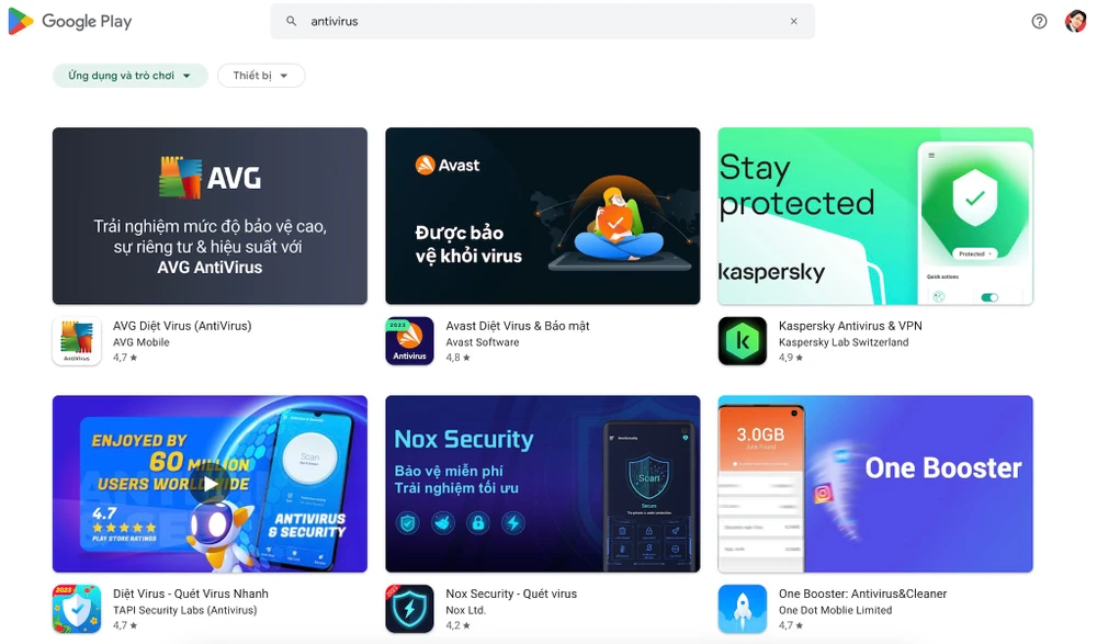 Không cần thiết phải cài đặt các ứng dụng chống virus. Ảnh: TIỂU MINH
