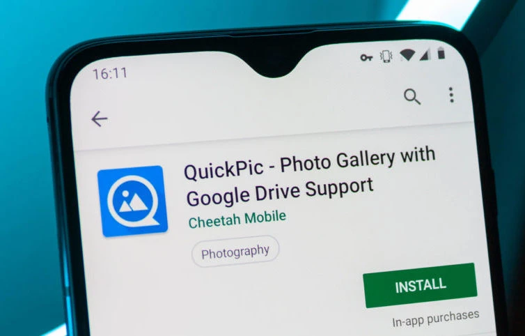xóa ứng dụng quickpic