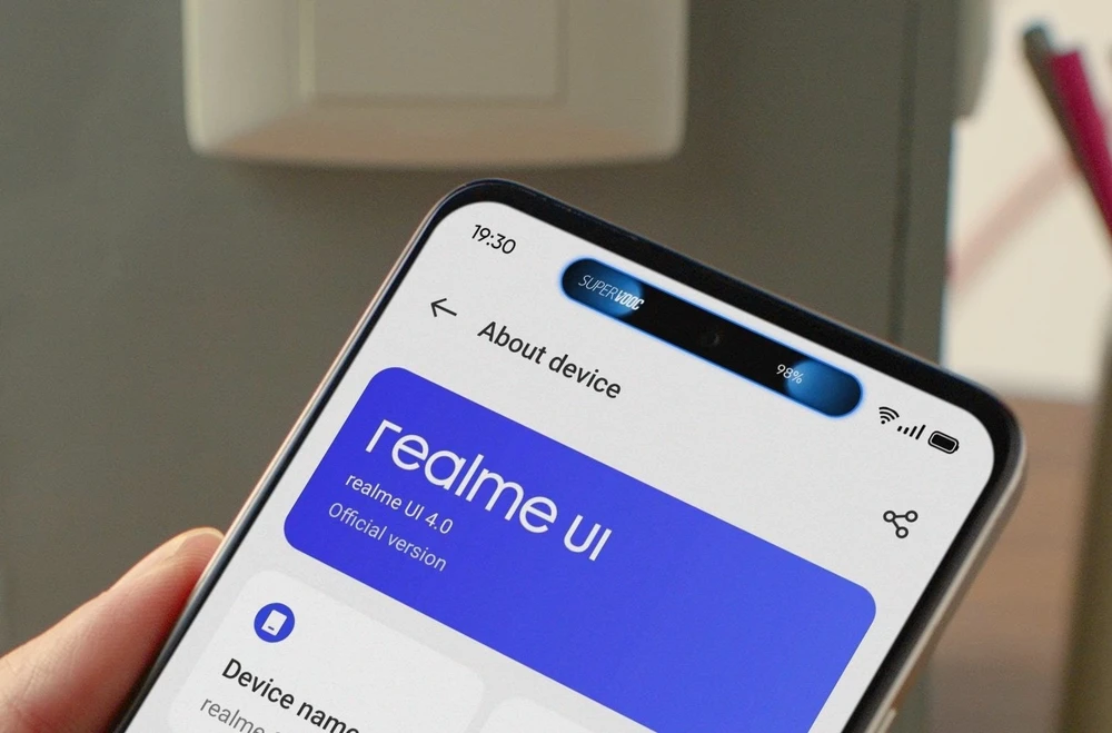 realme c55 có dynamic island như iphone