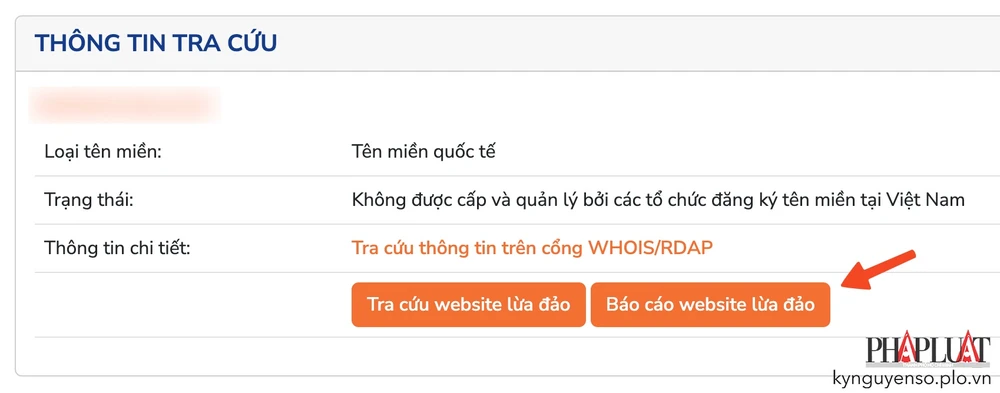 cach-bao-cao-website-lua-dao Cách báo cáo website lừa đảo với NCSC. Ảnh: MINH HOÀNG