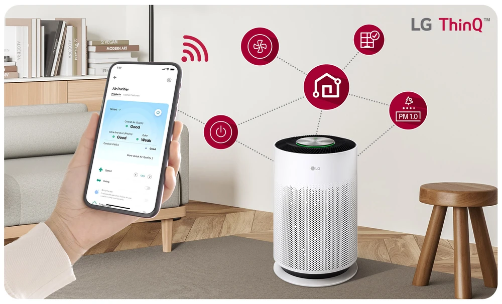 máy lọc không khí lg puricare 360 hit
