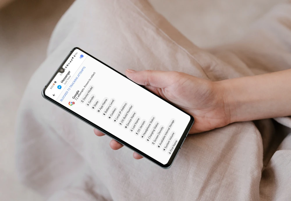 Tính năng App Tracking Protection tự động ngăn chặn các ứng dụng theo dõi bạn trên Android. Ảnh: TIỂU MINH