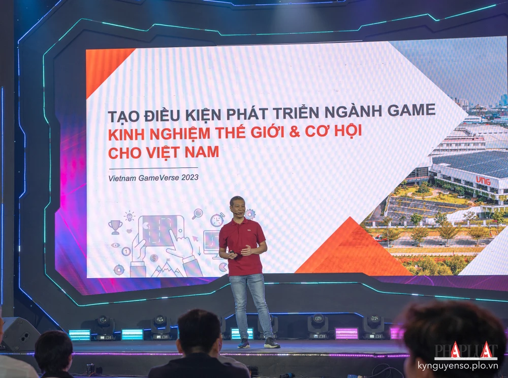 Ông Lã Xuân Thắng, Head of Regional Publishing Studio, VNG Games cho biết tiềm năng phát triển game tại Việt Nam rất cao. Ảnh: TIỂU MINH