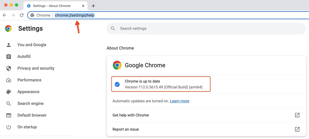 Cập nhật trình duyệt Google Chrome lên phiên bản mới nhất. Ảnh: TIỂU MINH