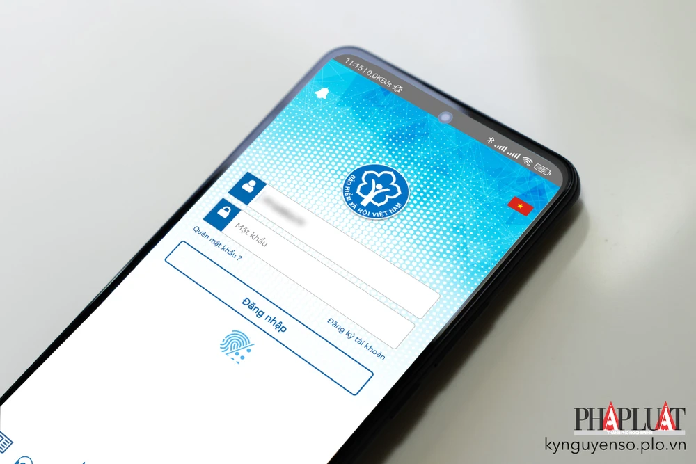 Dễ dàng lấy lại mật khẩu VssID ngay trên ứng dụng. Ảnh: MINH HOÀNG