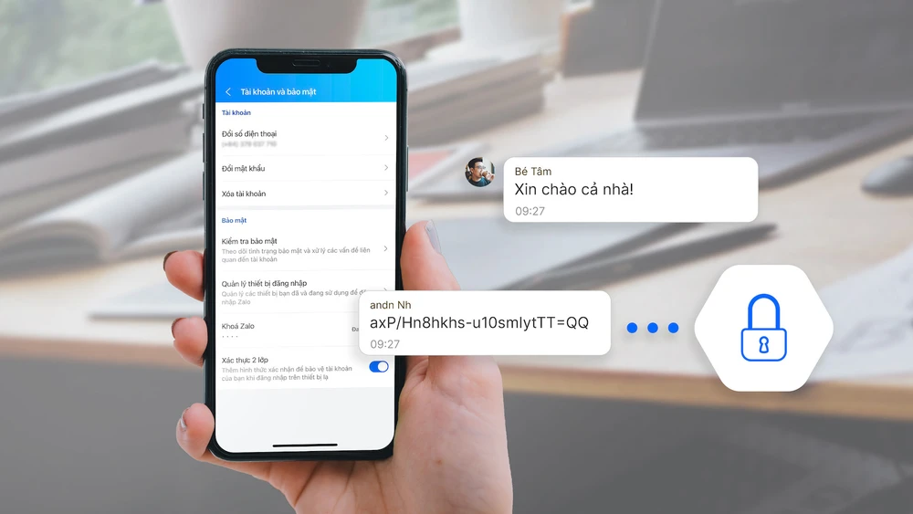 Các tính năng bảo mật nâng cao của Zalo giúp người dùng yên tâm khi trao đổi thông tin.