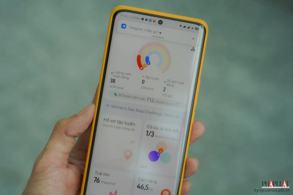 Huawei Band 8 hỗ trợ hơn 100 chế độ tập luyện. Ảnh: TIỂU MINH