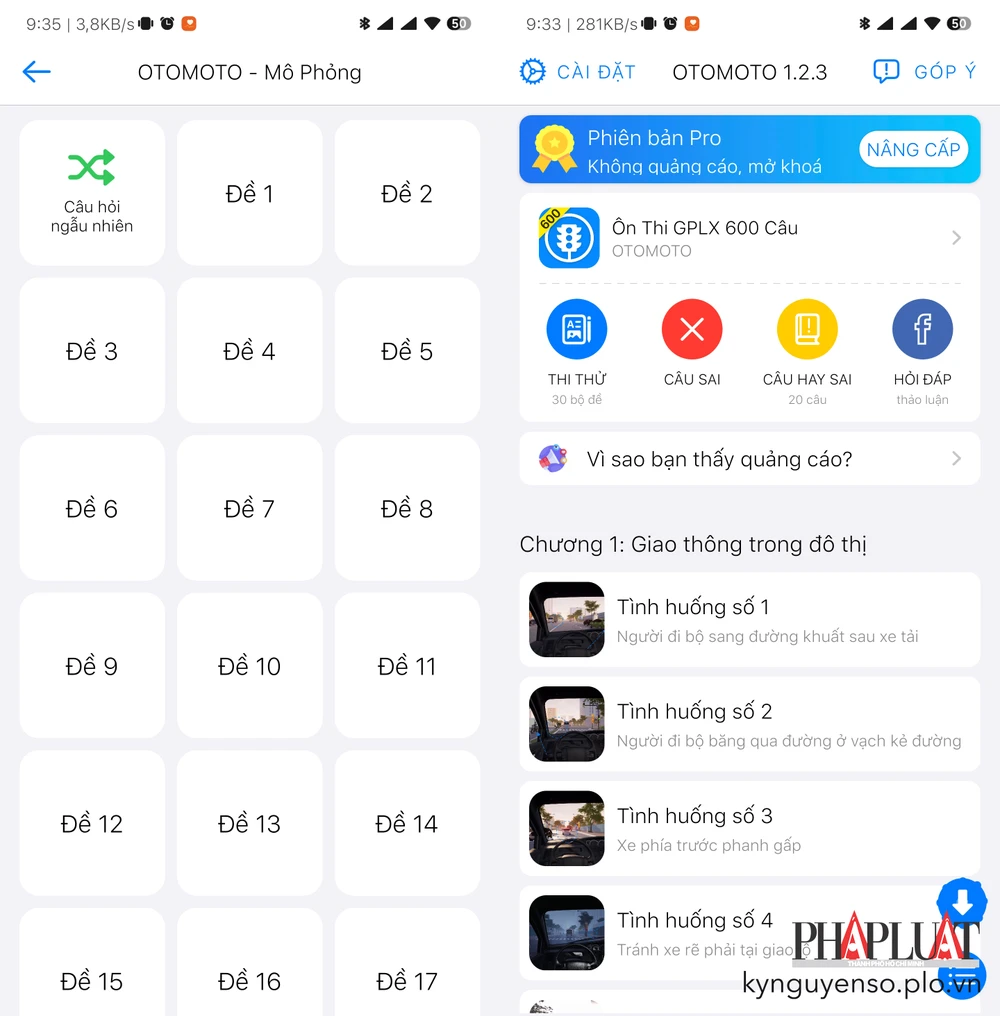 Thi mô phỏng B2 tại nhà. Ảnh: MINH HOÀNG