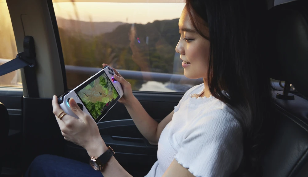 tay cầm chơi game rog ally