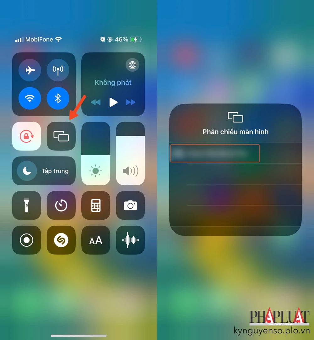 Cách phản chiếu màn hình iPhone lên máy tính Windows. Ảnh: MINH HOÀNG