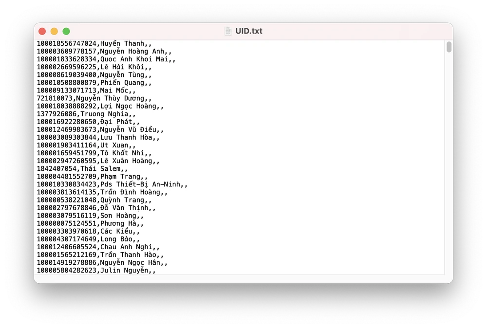 Các thông tin cá nhân cơ bản của một người trên Facebook. Ảnh: TIỂU MINH