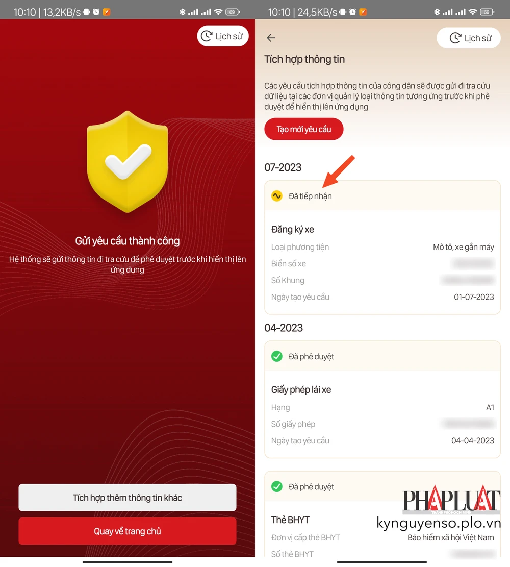 cho-phe-duyet-thong-tin-giay-to-xe-tren-vneid Chờ phê duyệt thông tin giấy tờ xe. Ảnh: MINH HOÀNG