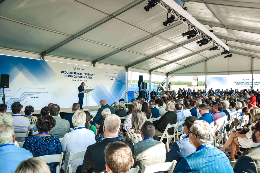vinfast xây dựng nhà máy xe điện tại mỹ