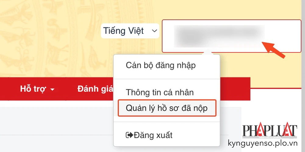 Cập nhật các thông tin còn thiếu, chưa đạt trong hồ sơ làm hộ chiếu gắn chip online. Ảnh: MINH HOÀNG