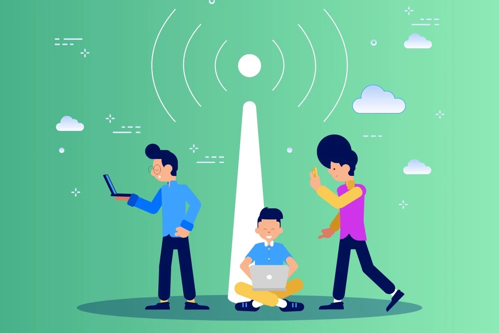 Hạn chế thanh toán, chuyển khoản ngân hàng khi sử dụng WiFi công cộng. Ảnh minh họa