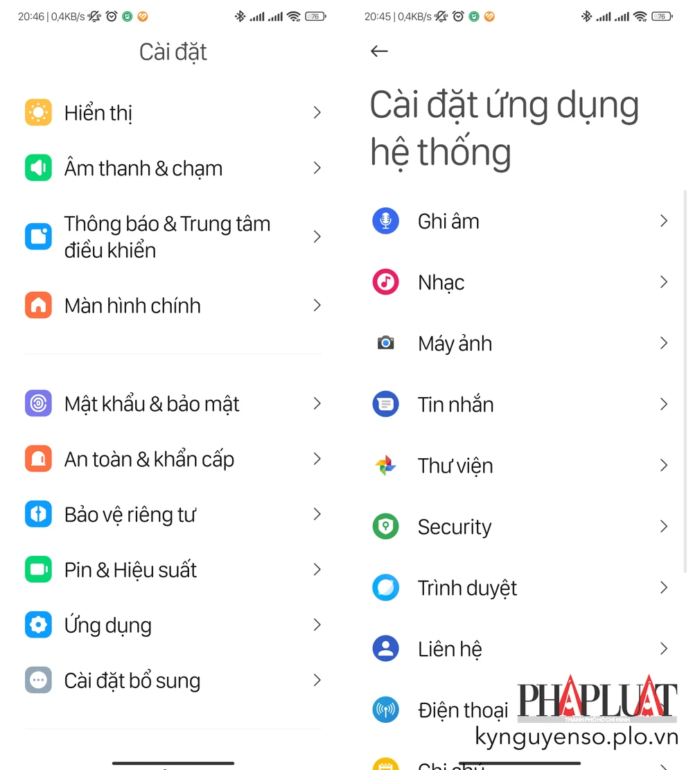 Đặt Google Phone làm trình quay số mặc định. Ảnh: TIỂU MINH
