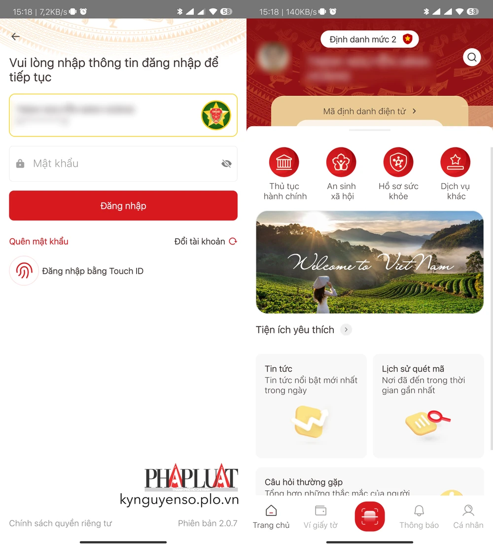 Chỉ cài đặt ứng dụng VNeID trên Google Play hoặc App Store