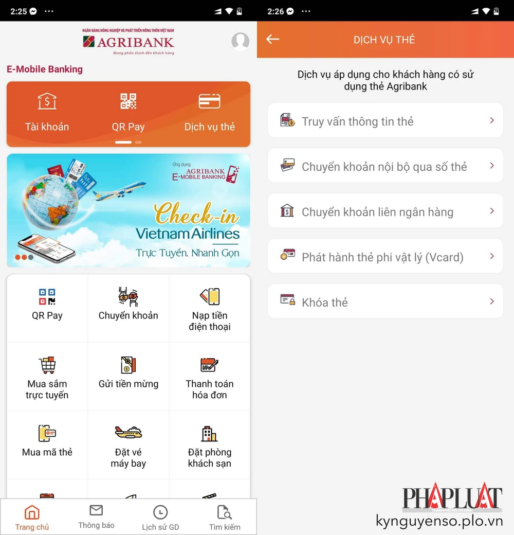 Khóa thẻ ngân hàng từ xa bằng điện thoại khi bị lừa đảo. Ảnh: TIỂU MINH