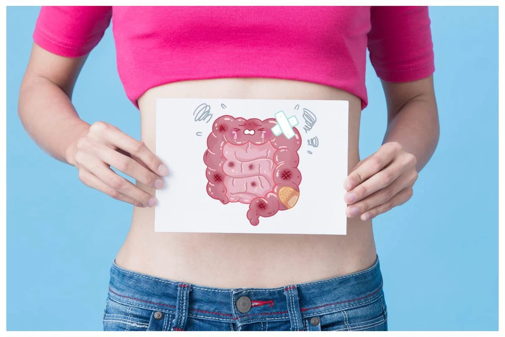Sức khỏe đường ruột kém cũng khiến bạn cảm thấy mệt mỏi. Ảnh minh họa